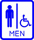 Accessible Men’s Washroom Icon