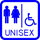 Accessible Unisex Washroom Icon